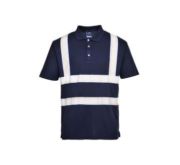 POLO MARINE AVEC BANDES RETROREFLECHISSANTES IONA F477 - PORTWEST