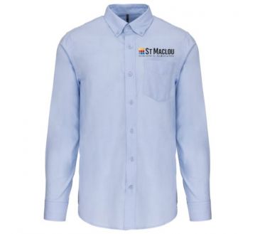 CHEMISE HOMME OXFORD BLUE K533 M.LONGUES...