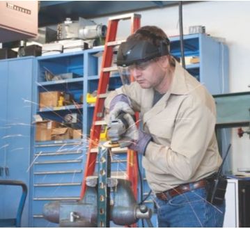 PORTE ECRAN V-GARD HEADGEAR STANDARD 10127061 - MSA