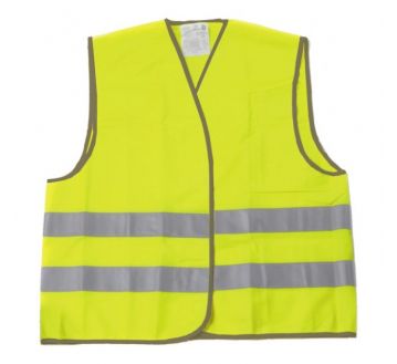 Gilet de signalisation jaune fluo classe 2